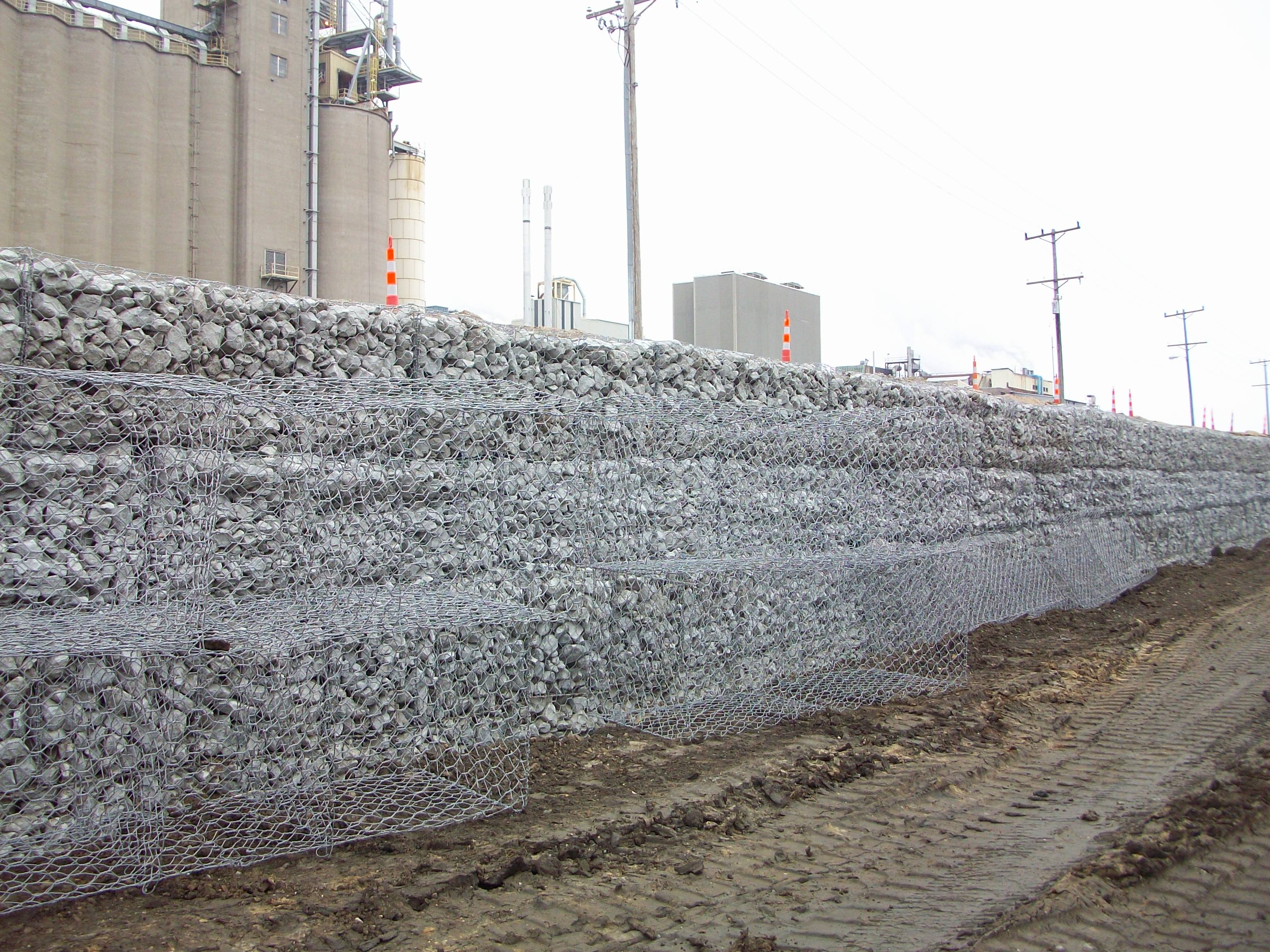 Gabion Walls DeLong Construction Inc. Earth Movers and Grading